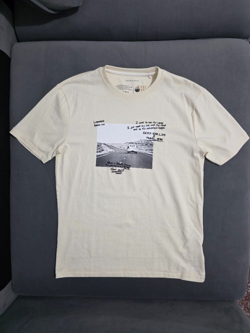 Cactus Boys Graphic Tee - Size 13/14